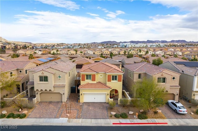 birds eye view of property featuring a residential view