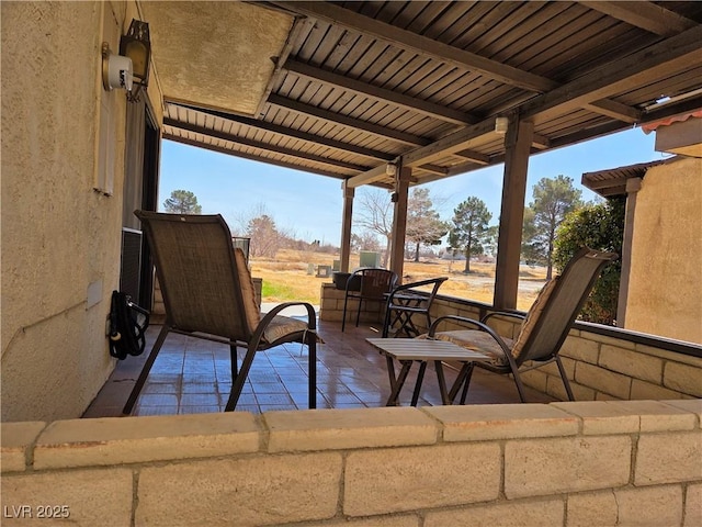 view of patio