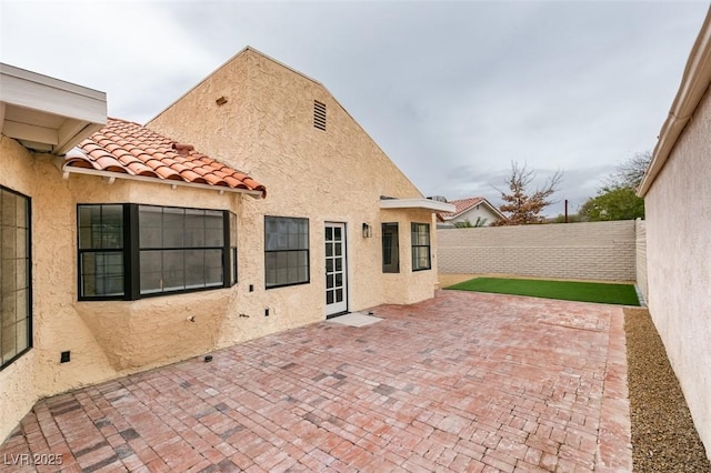 view of patio / terrace featuring a fenced backyard