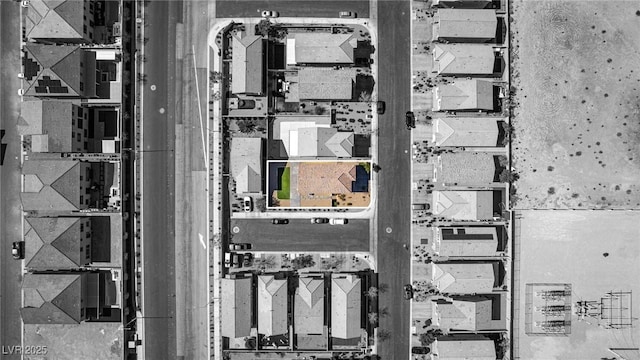 drone / aerial view featuring a residential view