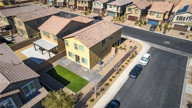 birds eye view of property featuring a residential view