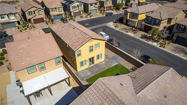 birds eye view of property featuring a residential view