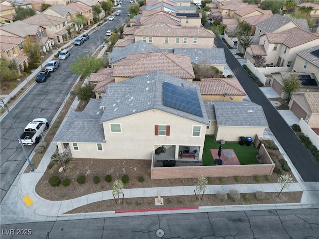 birds eye view of property featuring a residential view