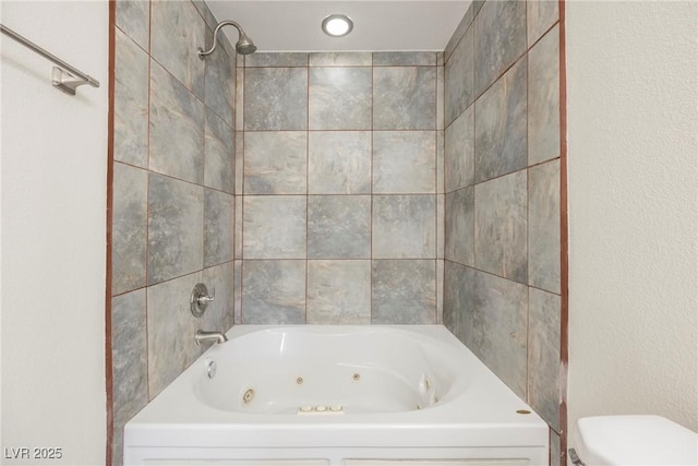 6284 Pinewood Ave, Las Vegas, NV 89103 - full bathroom with toilet and a combined bath / shower with jetted tub