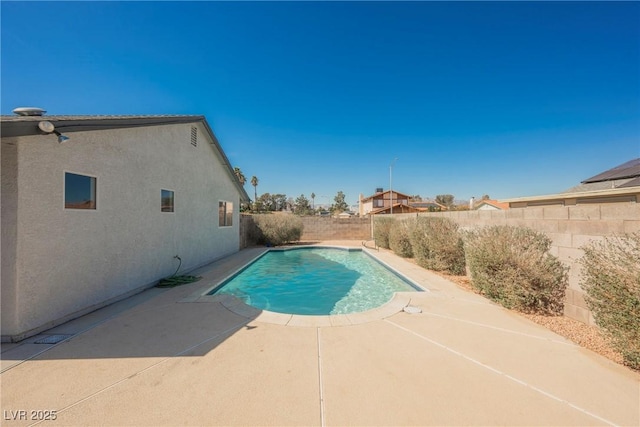 6284 Pinewood Ave, Las Vegas, NV 89103 - view of pool featuring a patio area, a fenced backyard, and a fenced in pool