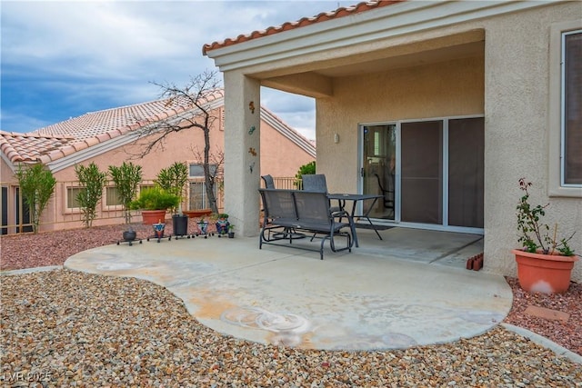 view of patio / terrace featuring outdoor dining area