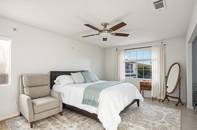 3331 Cheltenham St, Las Vegas, NV 89129 - bedroom featuring a ceiling fan and baseboards