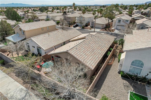 birds eye view of property featuring a residential view