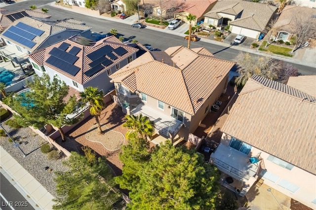 drone / aerial view featuring a residential view