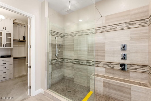 full bath featuring a stall shower