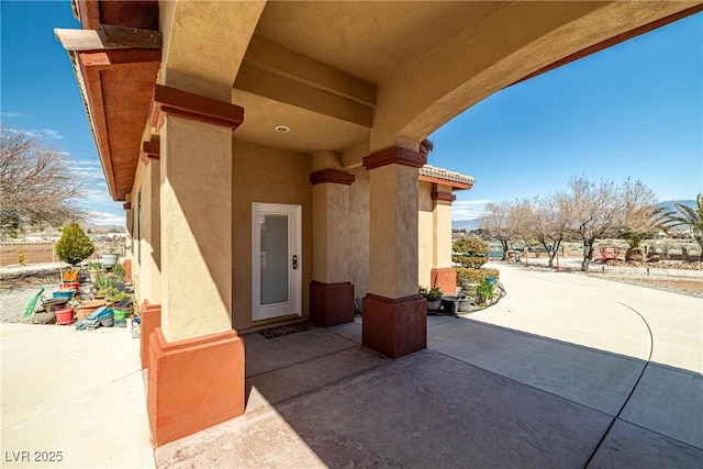 view of patio