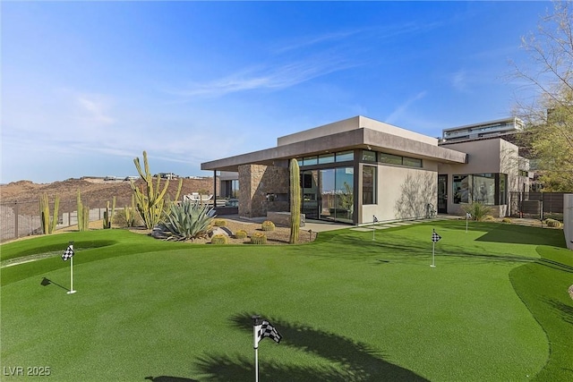 11 Cloud Chaser Blvd, Henderson, NV 89012 - back of property featuring fence and view of golf course