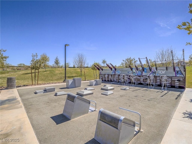 view of patio / terrace featuring central AC unit