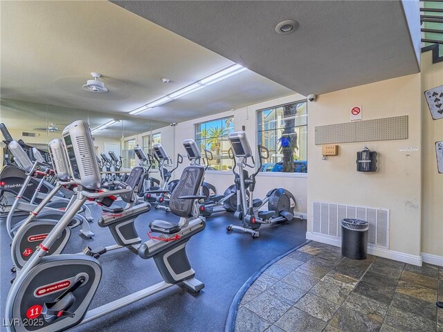 7111 S Durango Dr Unit 305, Las Vegas, NV 89113 - workout area featuring baseboards