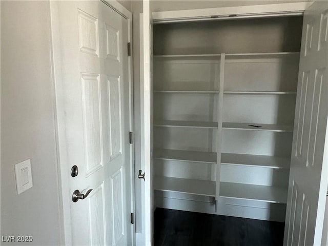 view of closet