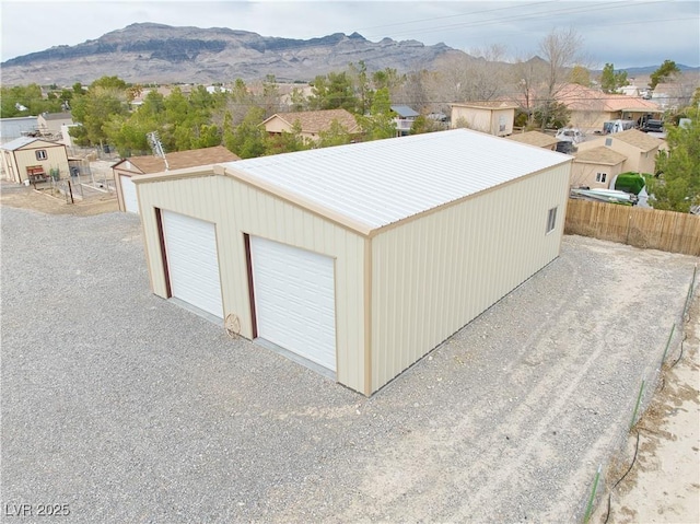 exterior space featuring a residential view and a mountain view