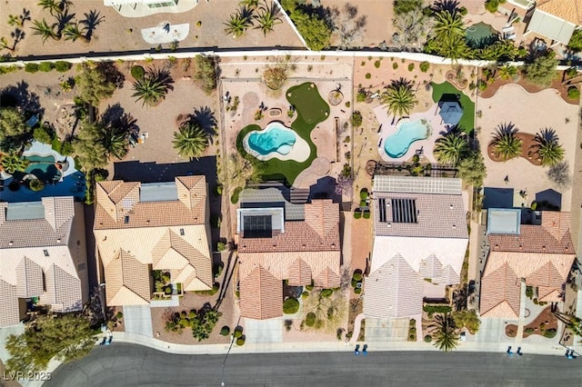 9816 Gerald Ct, Las Vegas, NV 89134 - aerial view of a pool