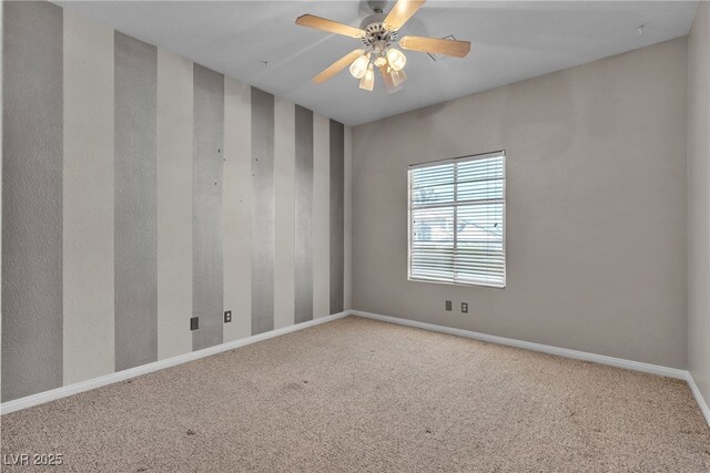 3047 Whispering Crest Dr, Henderson, NV 89052 - carpeted spare room featuring baseboards and ceiling fan