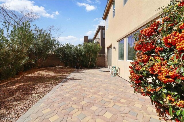 view of patio / terrace featuring a fenced backyard