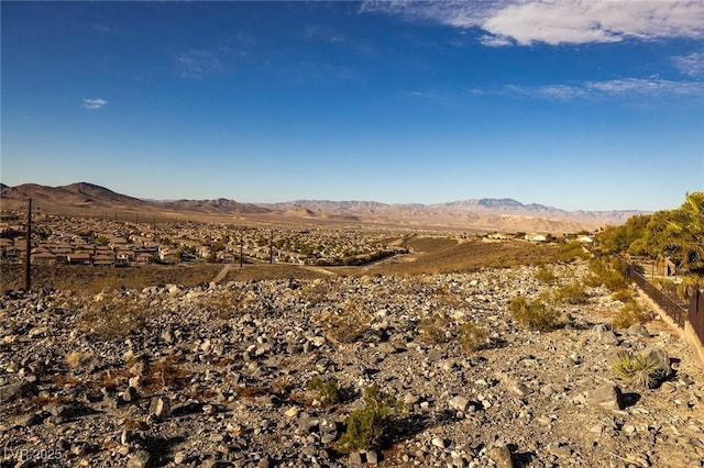 view of mountain feature