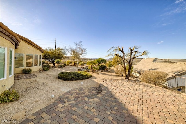 view of patio / terrace with fence