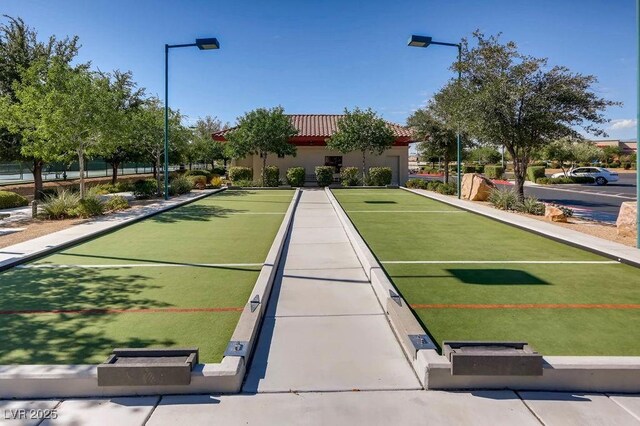 7567 Wingspread St, North Las Vegas, NV 89084 - view of community with a bocce ball area