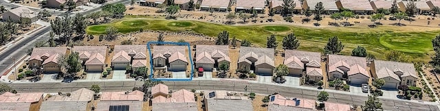 7567 Wingspread St, North Las Vegas, NV 89084 - aerial view of residential area with a golf course