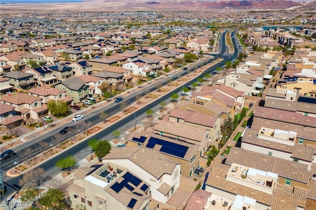 bird's eye view featuring a residential view