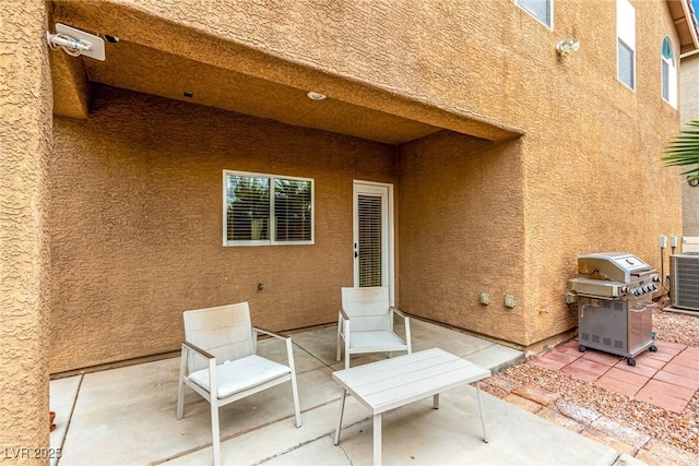 view of patio / terrace with area for grilling