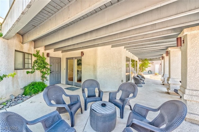 view of patio / terrace with french doors