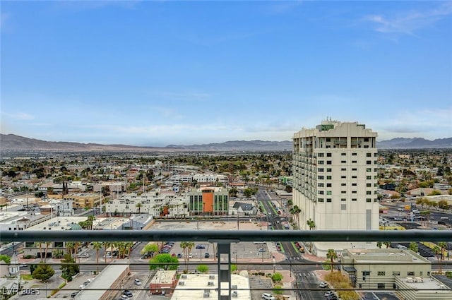 view of city with a mountain view