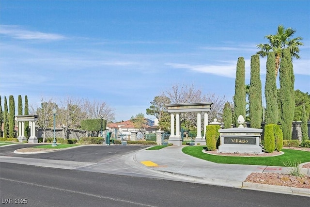 view of street with curbs and sidewalks