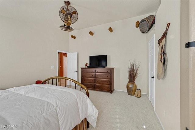 carpeted bedroom with baseboards