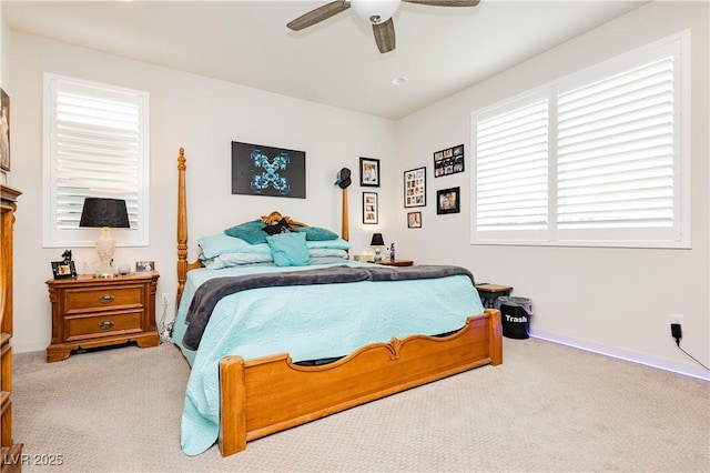 4560 E Cactus Canyon Dr, Pahrump, NV 89061 - carpeted bedroom featuring ceiling fan and baseboards