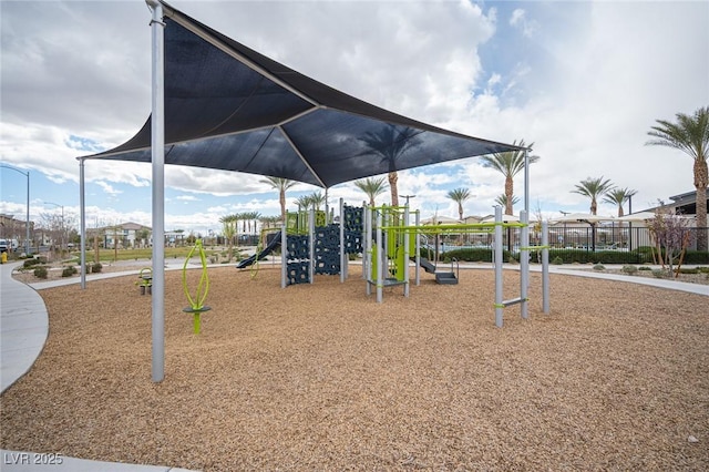 view of community playground