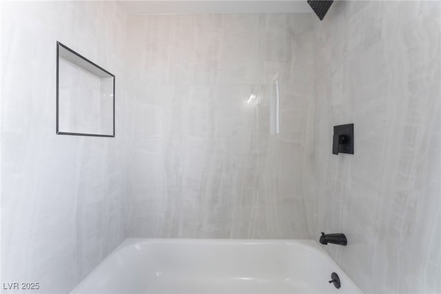 full bath with bathing tub / shower combination