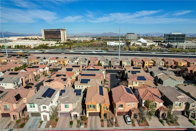 birds eye view of property featuring a residential view