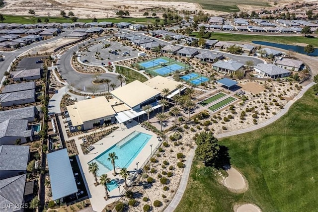 bird's eye view featuring a residential view