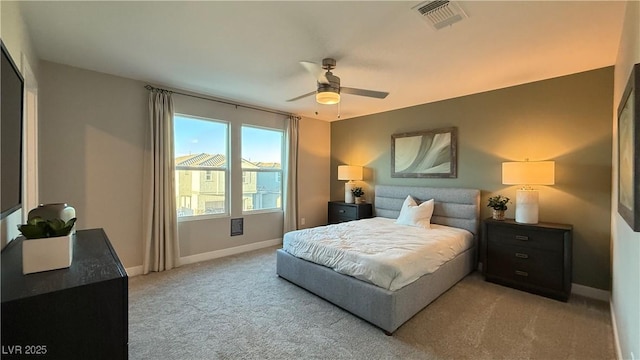 4181 Nopal Serrano Ave, Las Vegas, NV 89141 - carpeted bedroom featuring baseboards and a ceiling fan