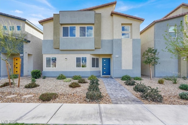 view of front of house with stucco siding