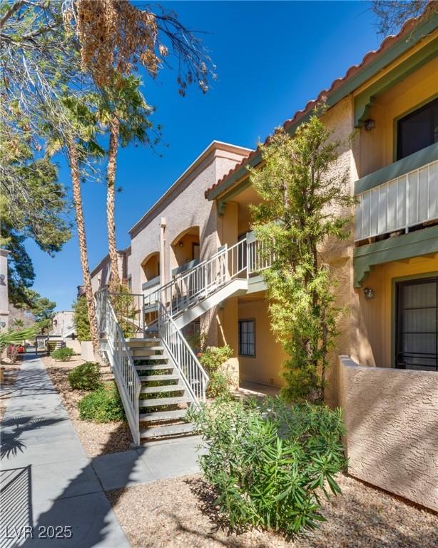 view of property with stairs