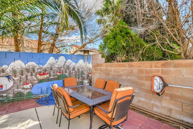 view of patio / terrace with outdoor dining area