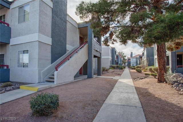 exterior space with a residential view