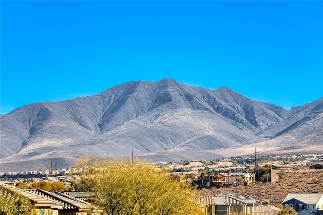 view of mountain feature