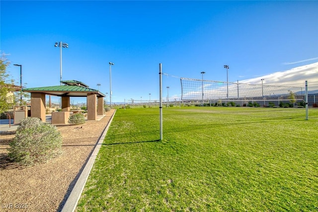 view of home's community with a gazebo