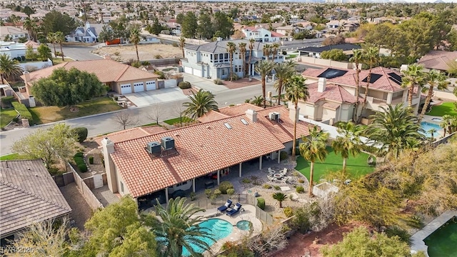 drone / aerial view featuring a residential view