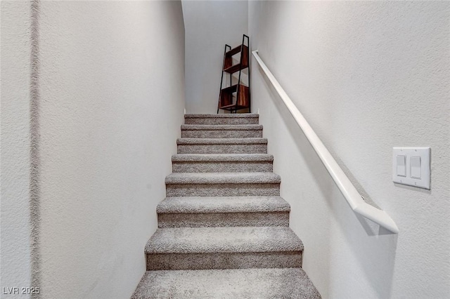 view of stairway