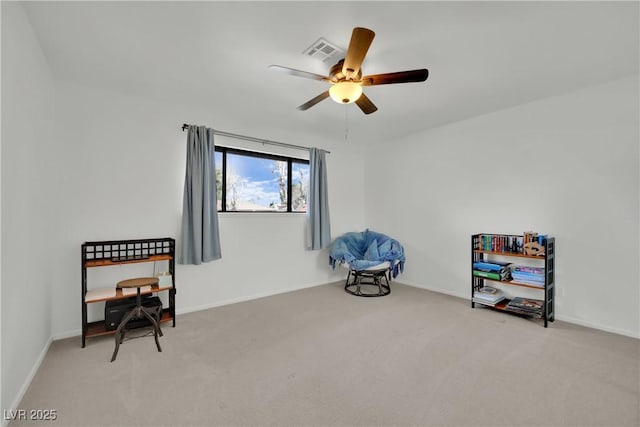 3681 S Rosecrest Cir, Las Vegas, NV 89121 - unfurnished room with a ceiling fan and carpet