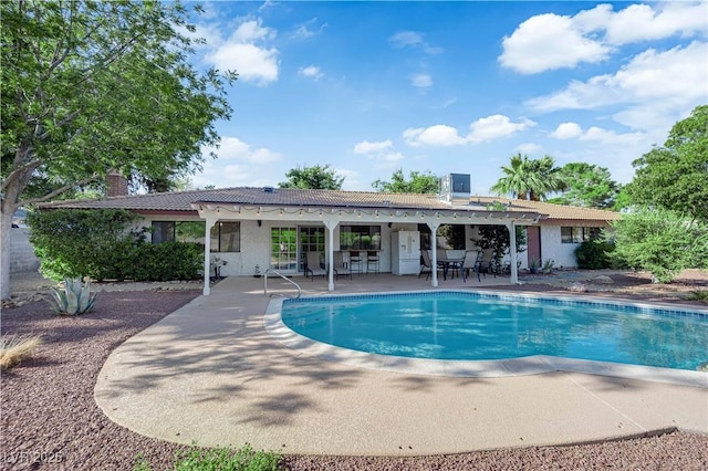 3681 S Rosecrest Cir, Las Vegas, NV 89121 - outdoor pool featuring a patio