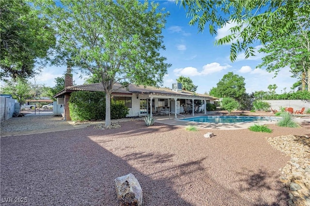 3681 S Rosecrest Cir, Las Vegas, NV 89121 - outdoor pool with a patio